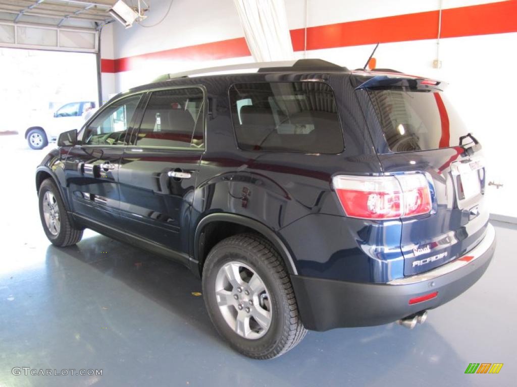 2011 Acadia SLE - Deep Blue Metallic / Light Titanium photo #2