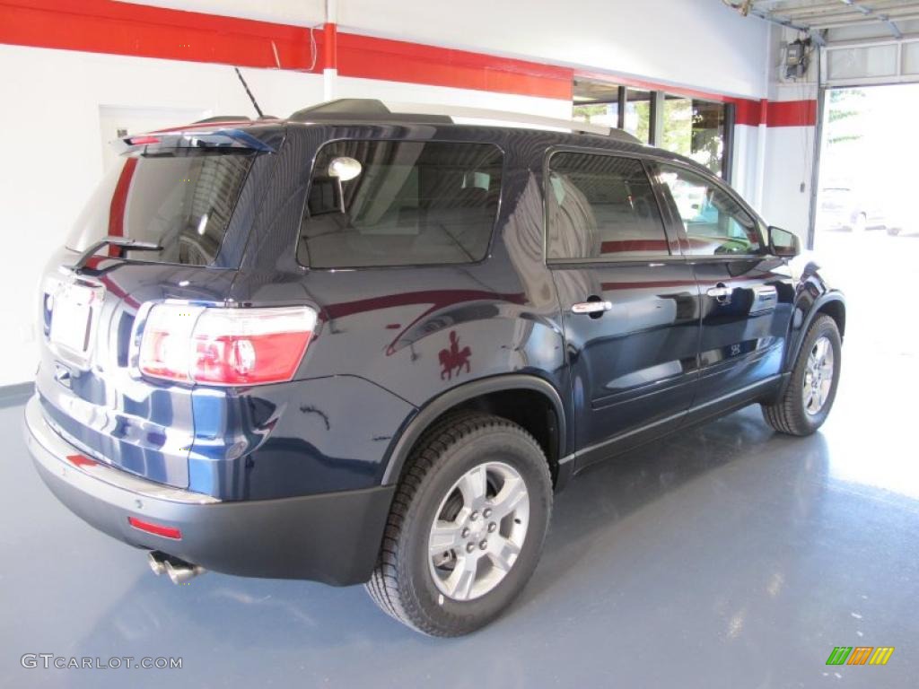 2011 Acadia SLE - Deep Blue Metallic / Light Titanium photo #4