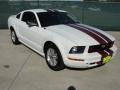 2007 Performance White Ford Mustang V6 Deluxe Coupe  photo #1