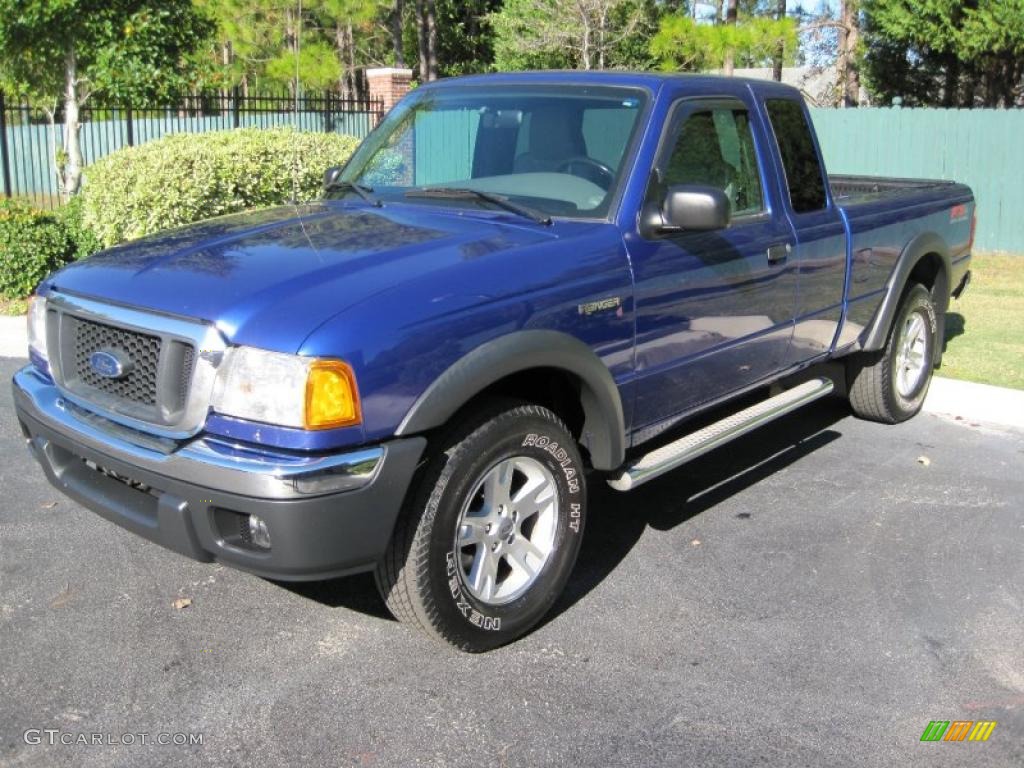 Sonic Blue Metallic Ford Ranger Fx Off Road Supercab X