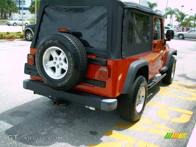 2006 Wrangler Unlimited 4x4 - Flame Red / Dark Slate Gray photo #6