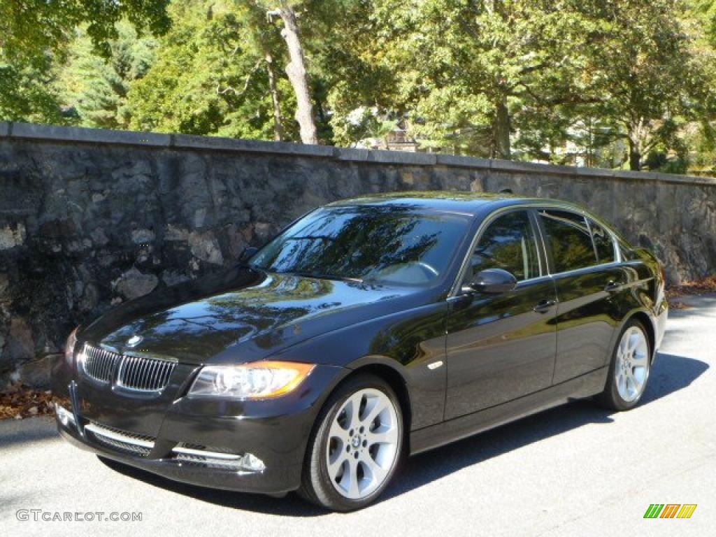 2008 3 Series 335i Sedan - Jet Black / Black photo #4