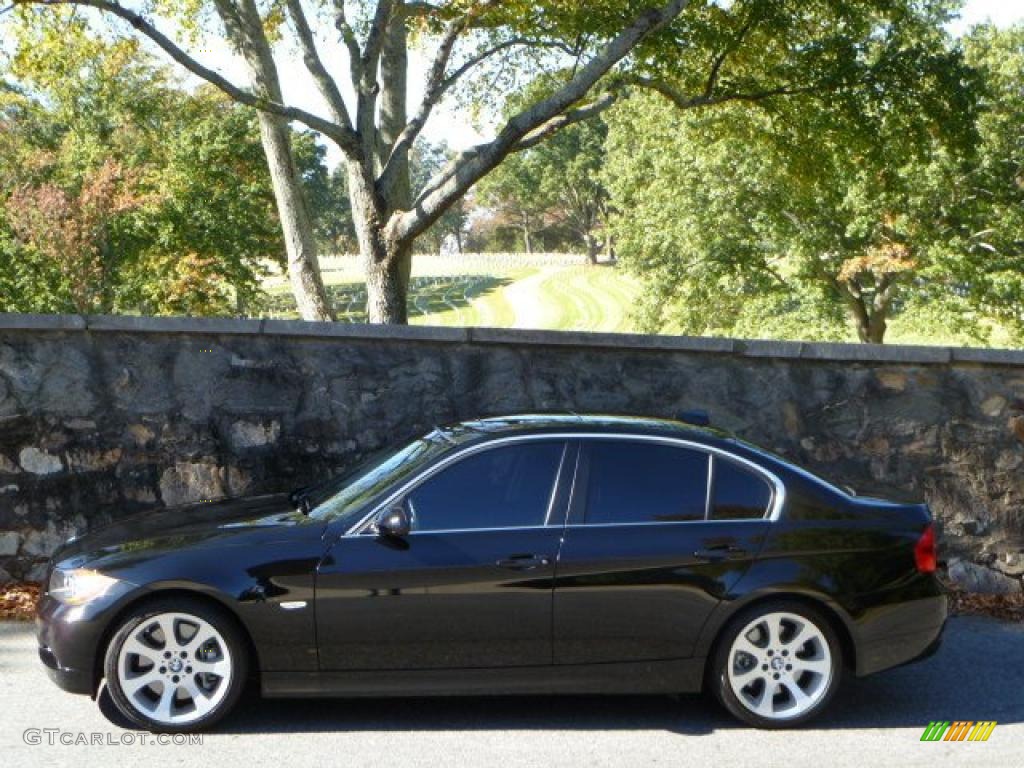 2008 3 Series 335i Sedan - Jet Black / Black photo #5