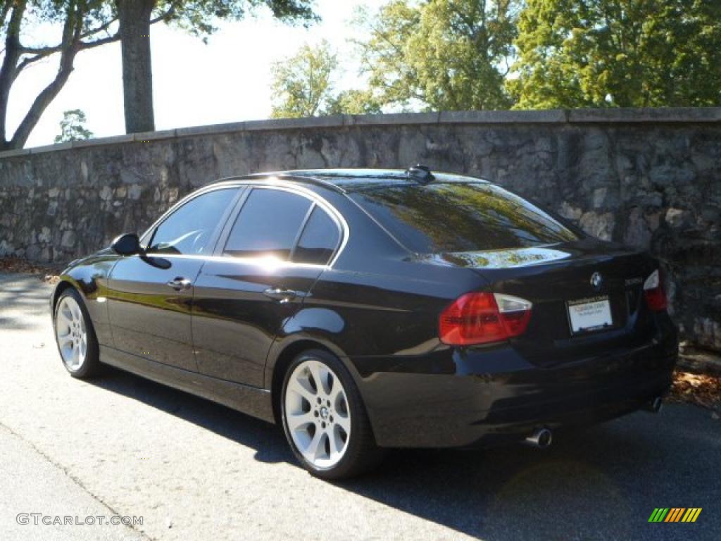 2008 3 Series 335i Sedan - Jet Black / Black photo #13