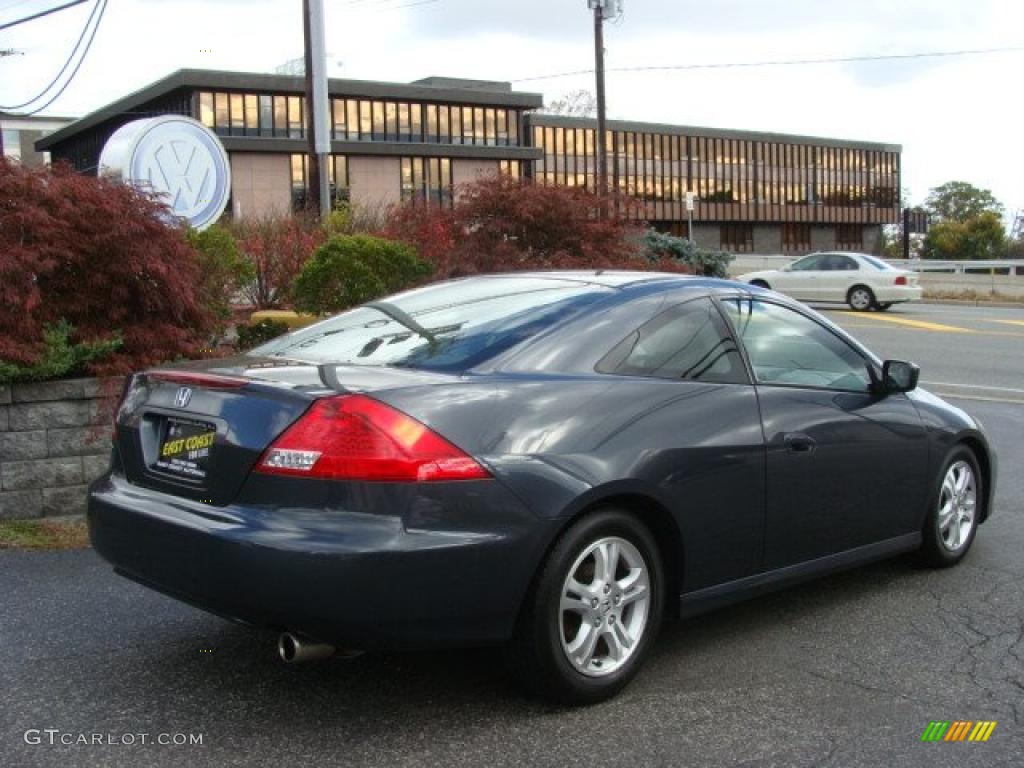 2007 Accord EX Coupe - Graphite Pearl / Black photo #3