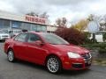 2008 Salsa Red Volkswagen Jetta Wolfsburg Edition Sedan  photo #1