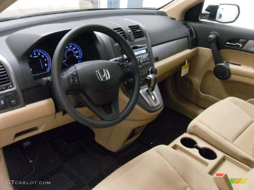 Ivory Interior 2011 Honda CR-V SE 4WD Photo #38933222