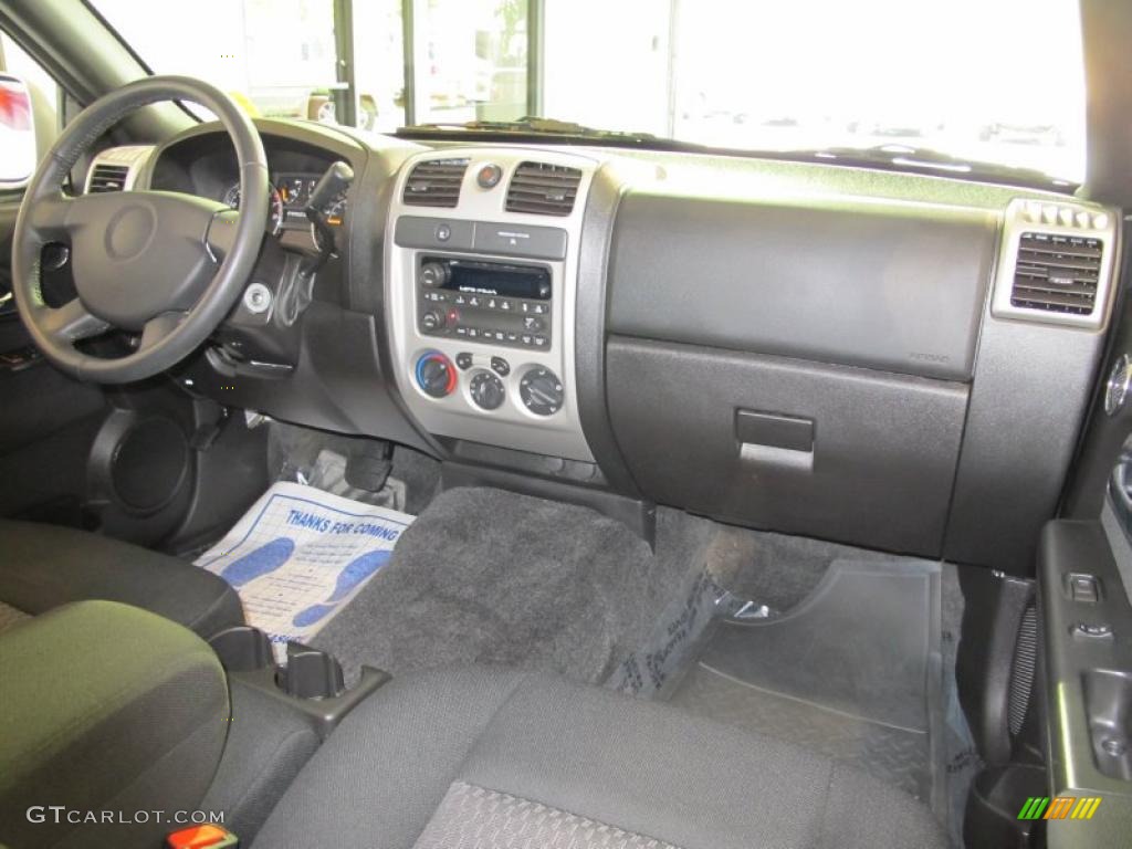 2009 Chevrolet Colorado LT Crew Cab Ebony Dashboard Photo #38933390