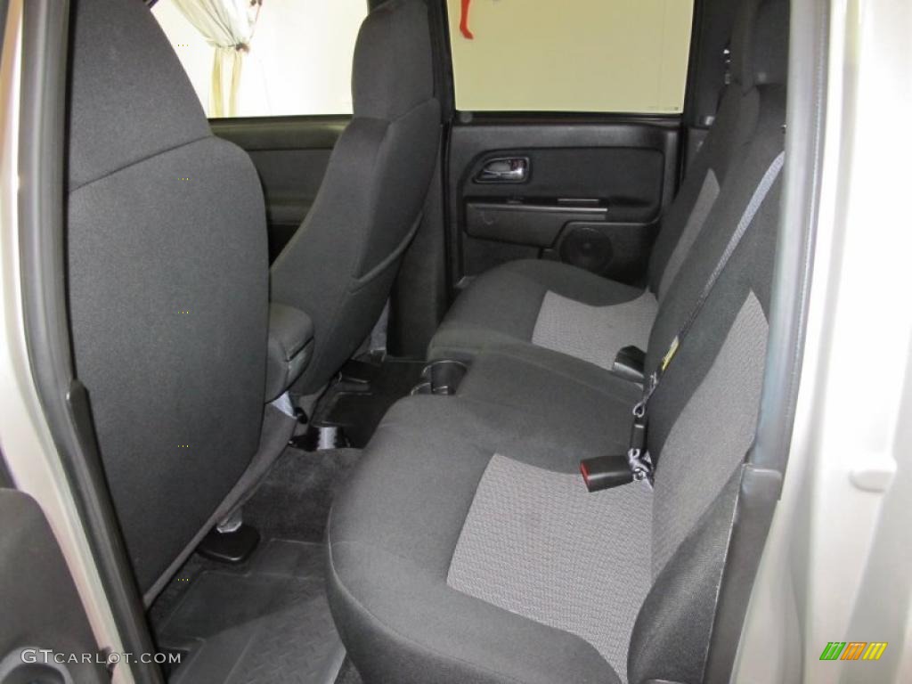 Ebony Interior 2009 Chevrolet Colorado LT Crew Cab Photo #38933418