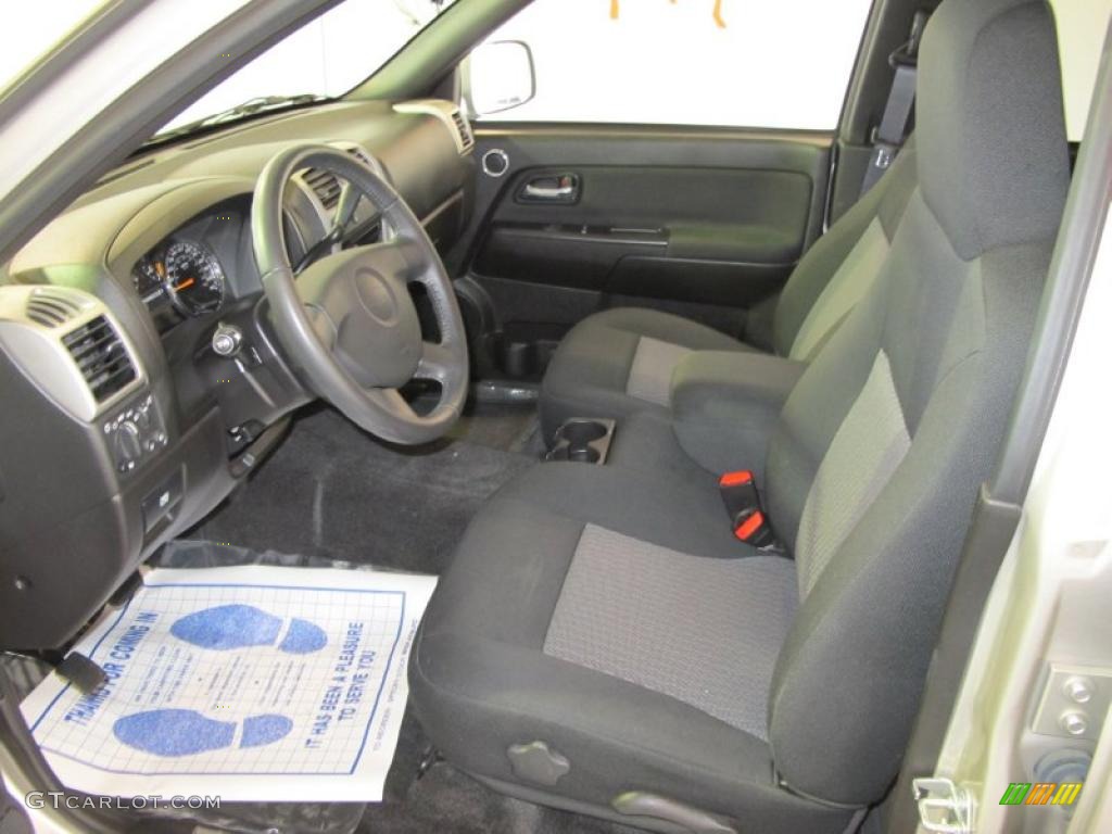 Ebony Interior 2009 Chevrolet Colorado LT Crew Cab Photo #38933442
