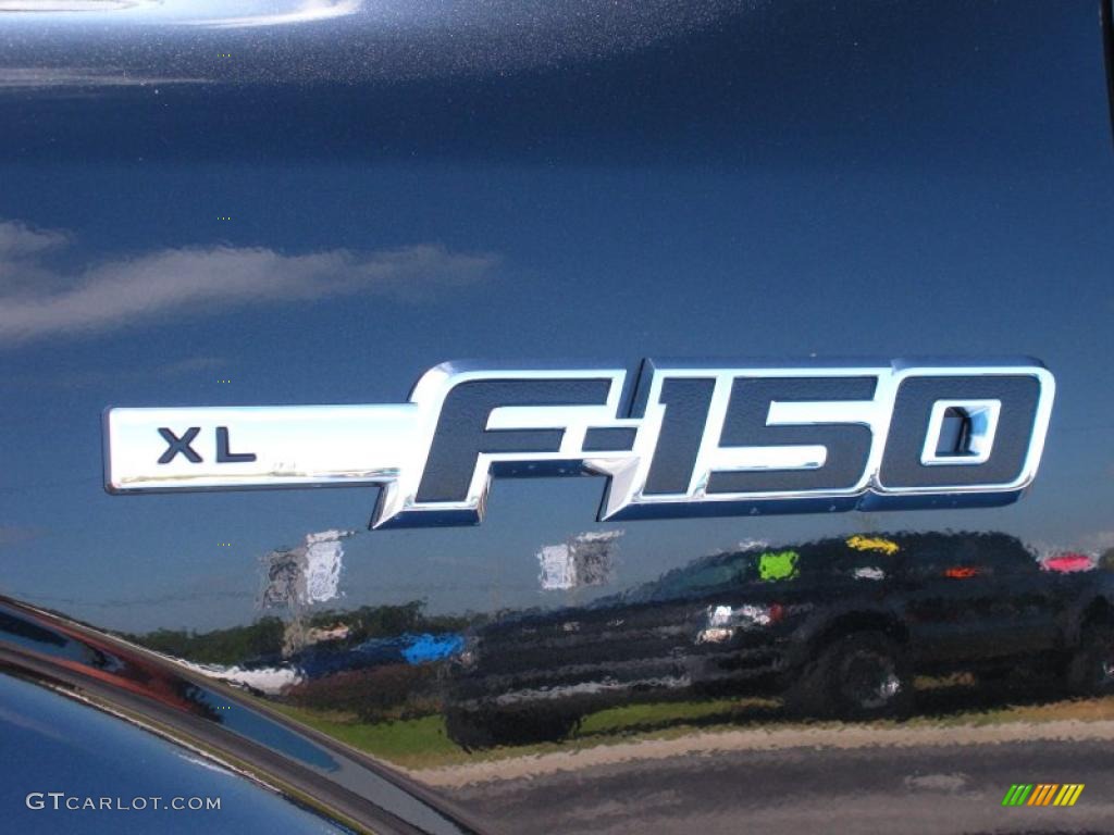 2010 F150 XL Regular Cab - Tuxedo Black / Medium Stone photo #4