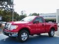 2010 Red Candy Metallic Ford F150 XLT Regular Cab  photo #1