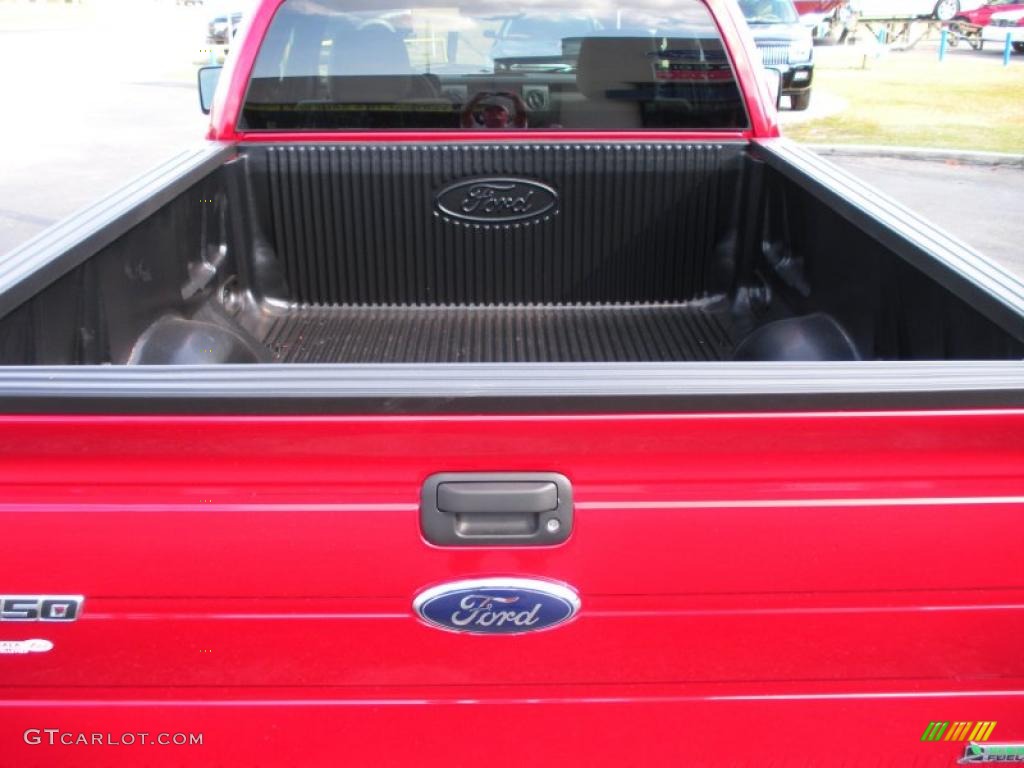 2010 F150 XLT Regular Cab - Red Candy Metallic / Medium Stone photo #9