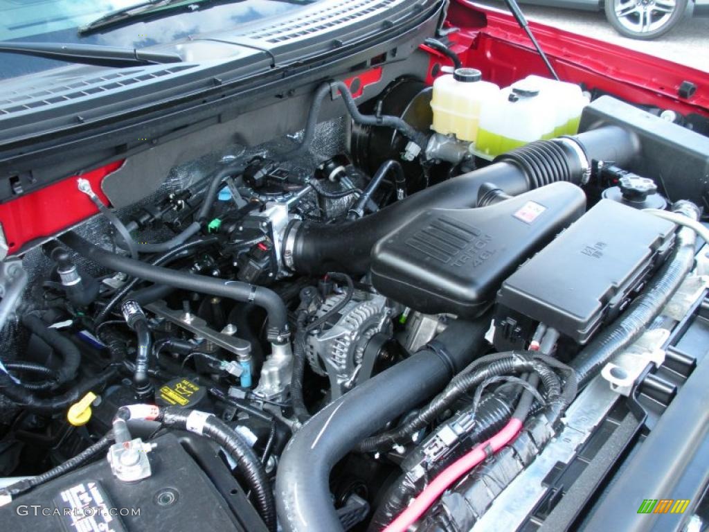 2010 F150 XLT Regular Cab - Red Candy Metallic / Medium Stone photo #10