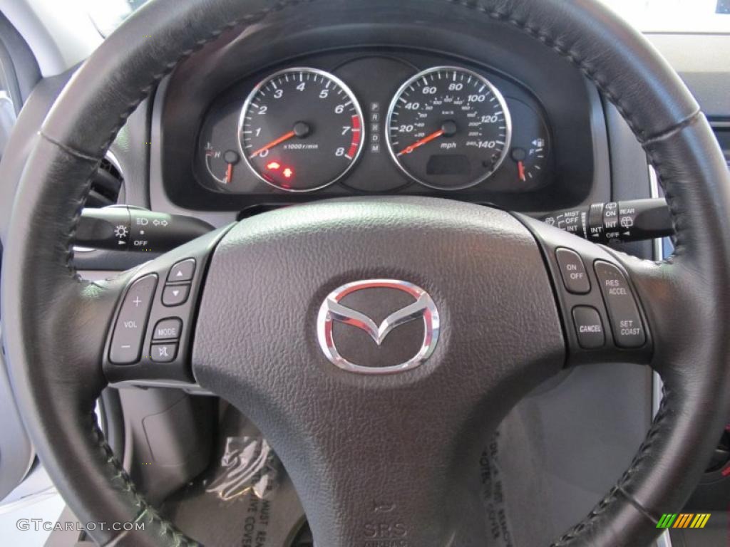 2008 Mazda MAZDA6 i Touring Hatchback Steering Wheel Photos