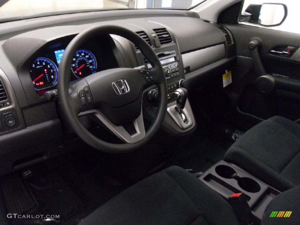 Black Interior 2011 Honda CR-V EX Photo #38935254