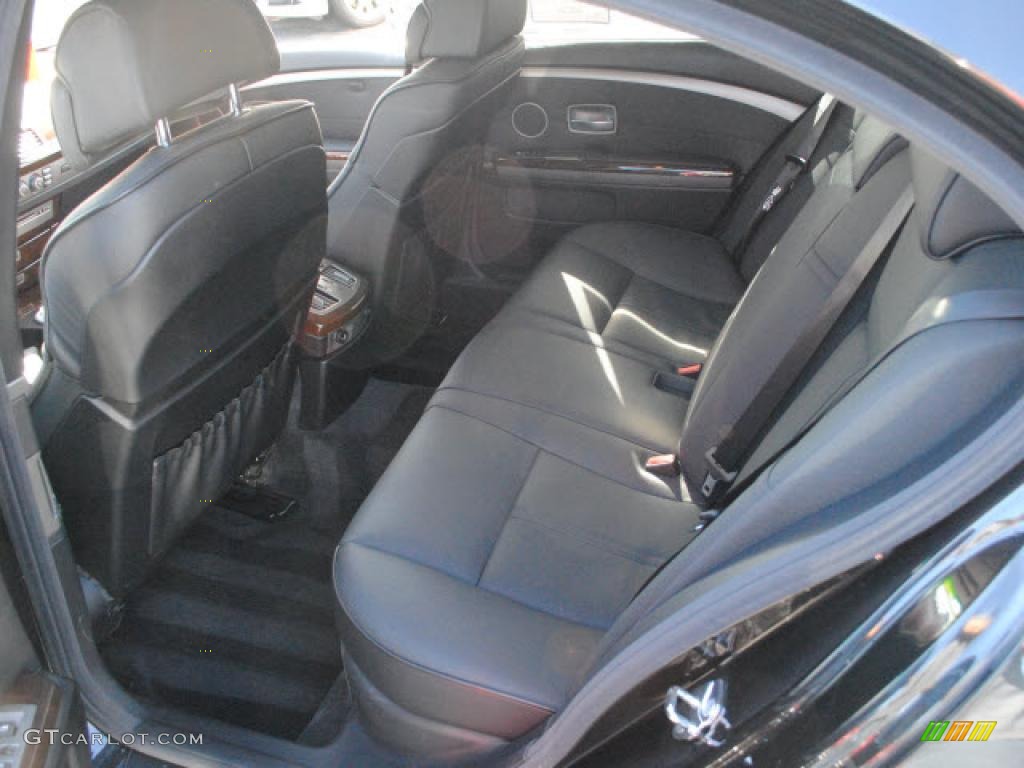 2008 7 Series 750i Sedan - Jet Black / Black photo #13
