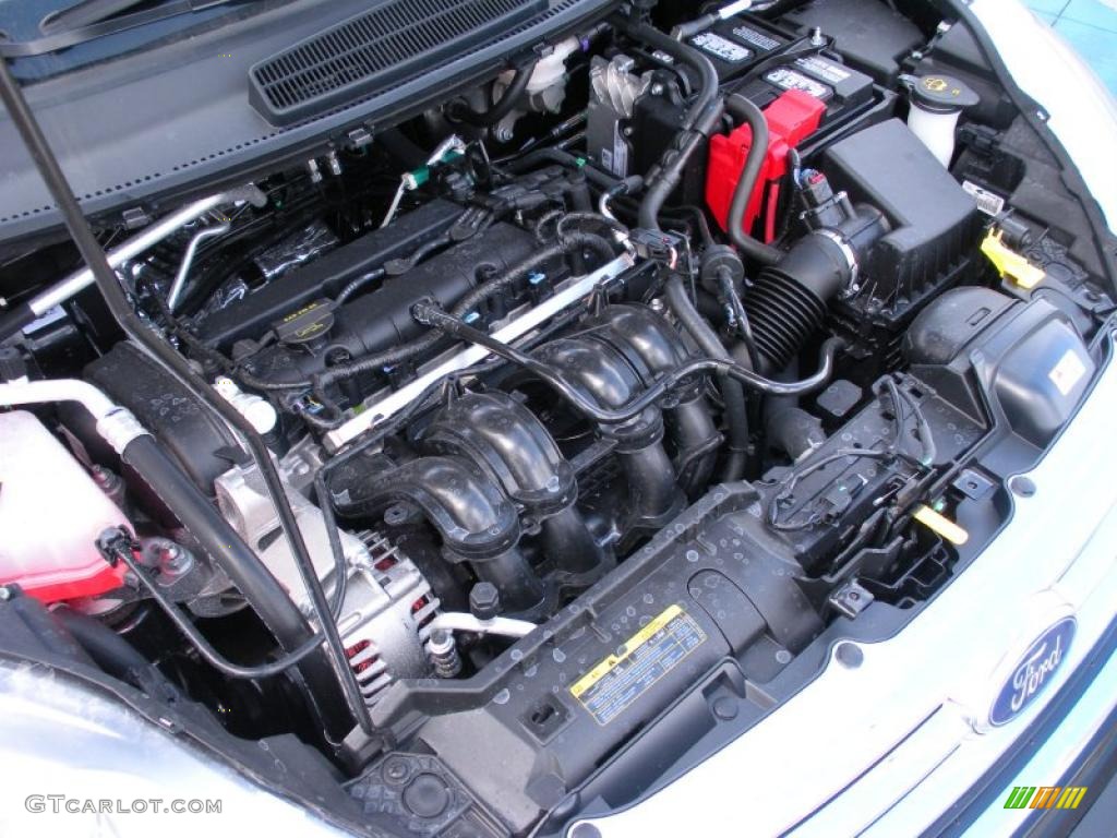 2011 Ford Fiesta SE Sedan 1.6 Liter DOHC 16-Valve Ti-VCT Duratec 4 Cylinder Engine Photo #38935778