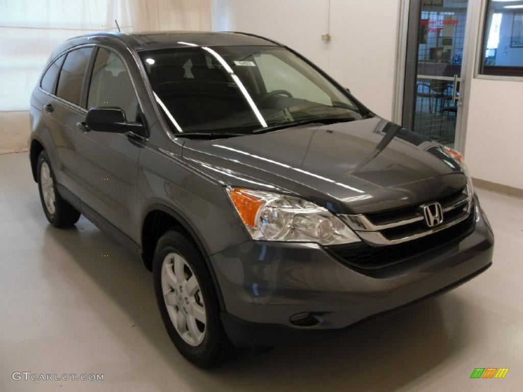 2011 CR-V SE - Polished Metal Metallic / Black photo #5