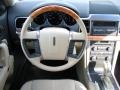 2011 Lincoln MKZ Light Camel Interior Steering Wheel Photo