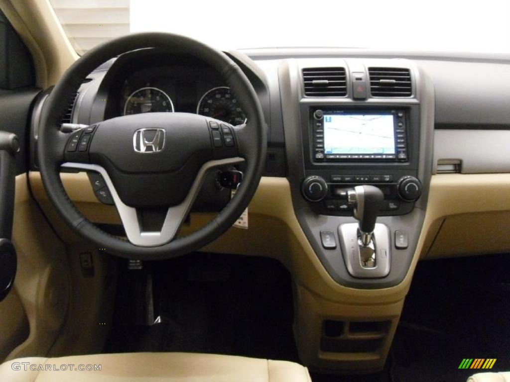 2011 Honda CR-V EX-L Ivory Dashboard Photo #38937374