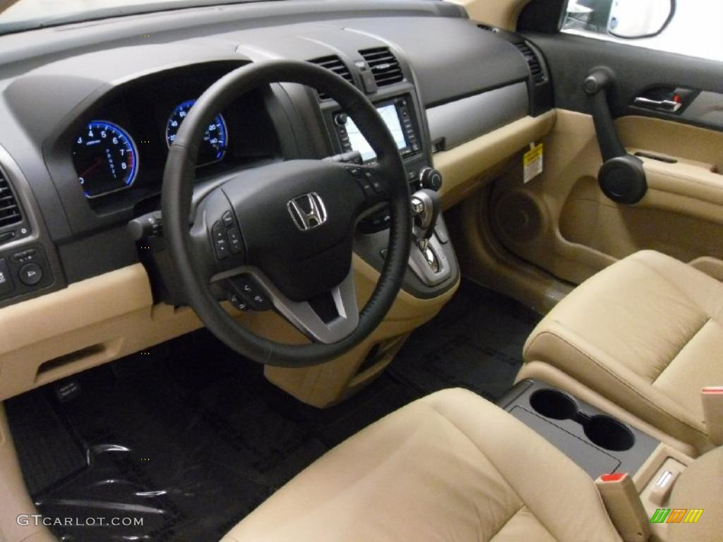 Ivory Interior 2011 Honda CR-V EX-L Photo #38937558