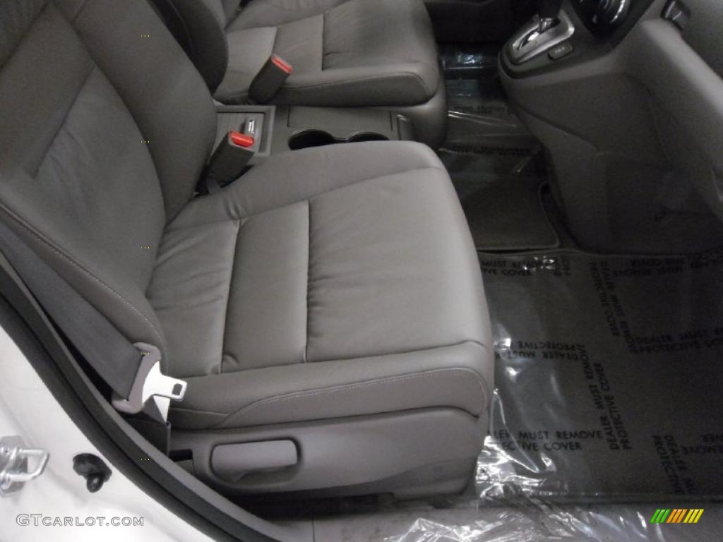 2011 CR-V EX-L - Taffeta White / Gray photo #22