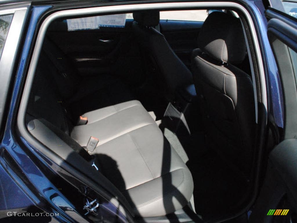 2008 3 Series 328i Wagon - Monaco Blue Metallic / Black photo #6