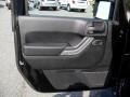 Black 2011 Jeep Wrangler Sahara 4x4 Door Panel