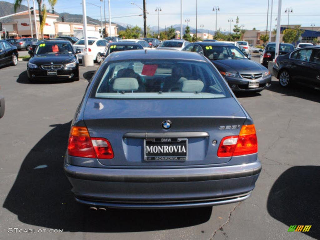 2000 3 Series 323i Sedan - Steel Blue Metallic / Grey photo #9