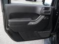 Black 2011 Jeep Wrangler Sahara 4x4 Door Panel