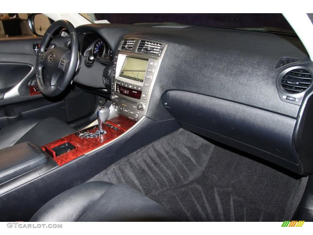 2007 Lexus IS 250 Black Dashboard Photo #38939570