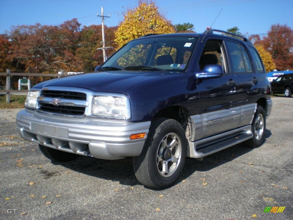 Dark Blue Metallic 2001 Chevrolet Tracker LT Hardtop 4WD Exterior Photo #38939822