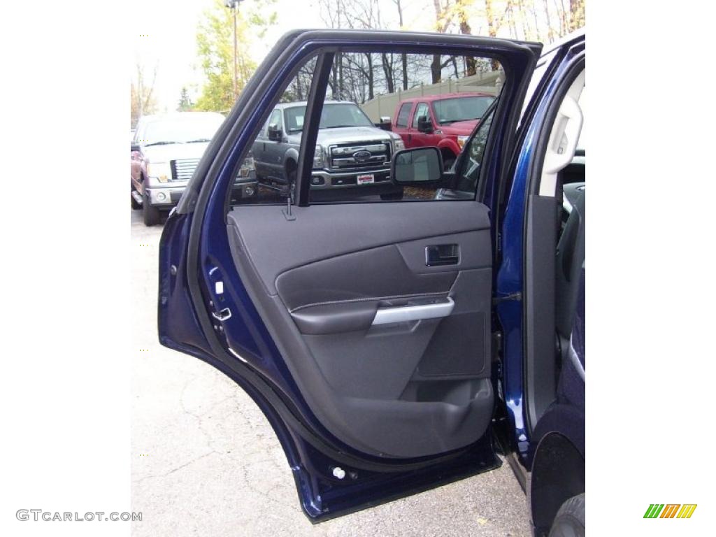 2011 Ford Edge SE Charcoal Black Door Panel Photo #38940462