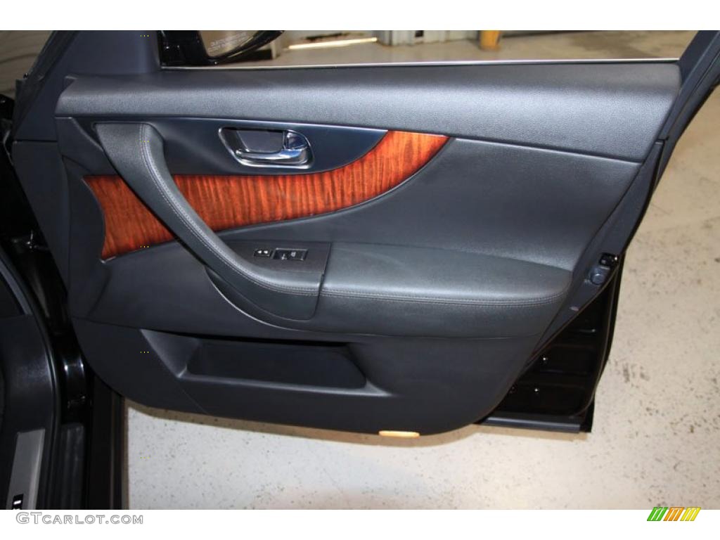 2009 Infiniti FX 50 AWD S Graphite Door Panel Photo #38940678