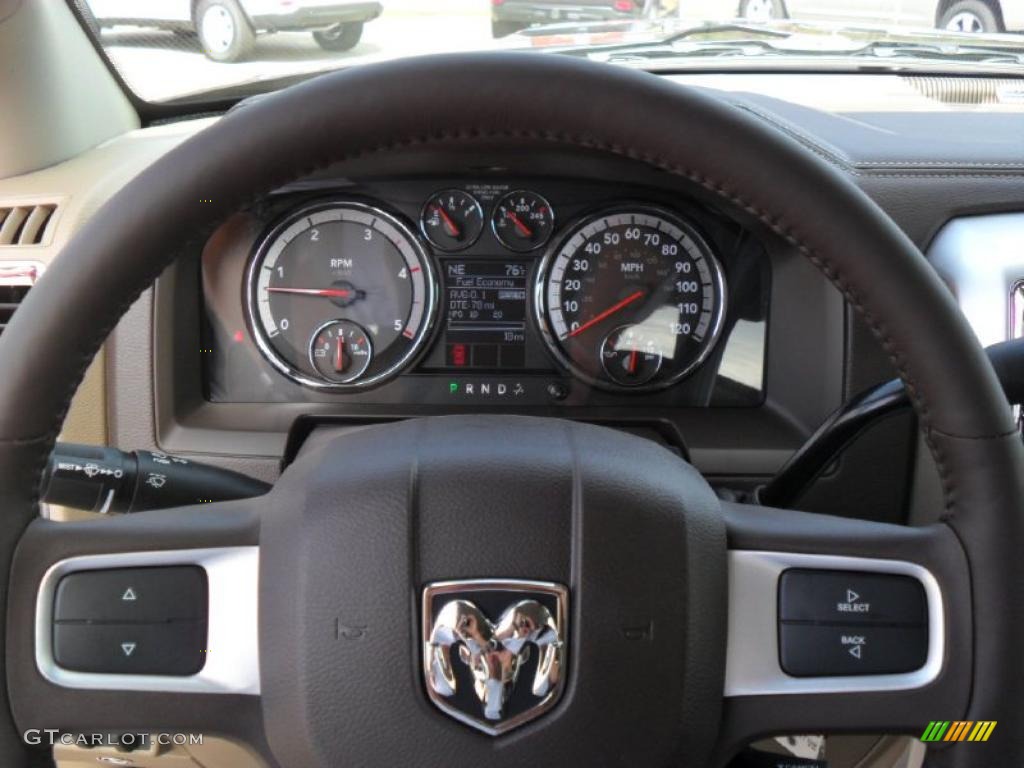 2011 Dodge Ram 3500 HD Laramie Crew Cab 4x4 Dually Controls Photo #38941198