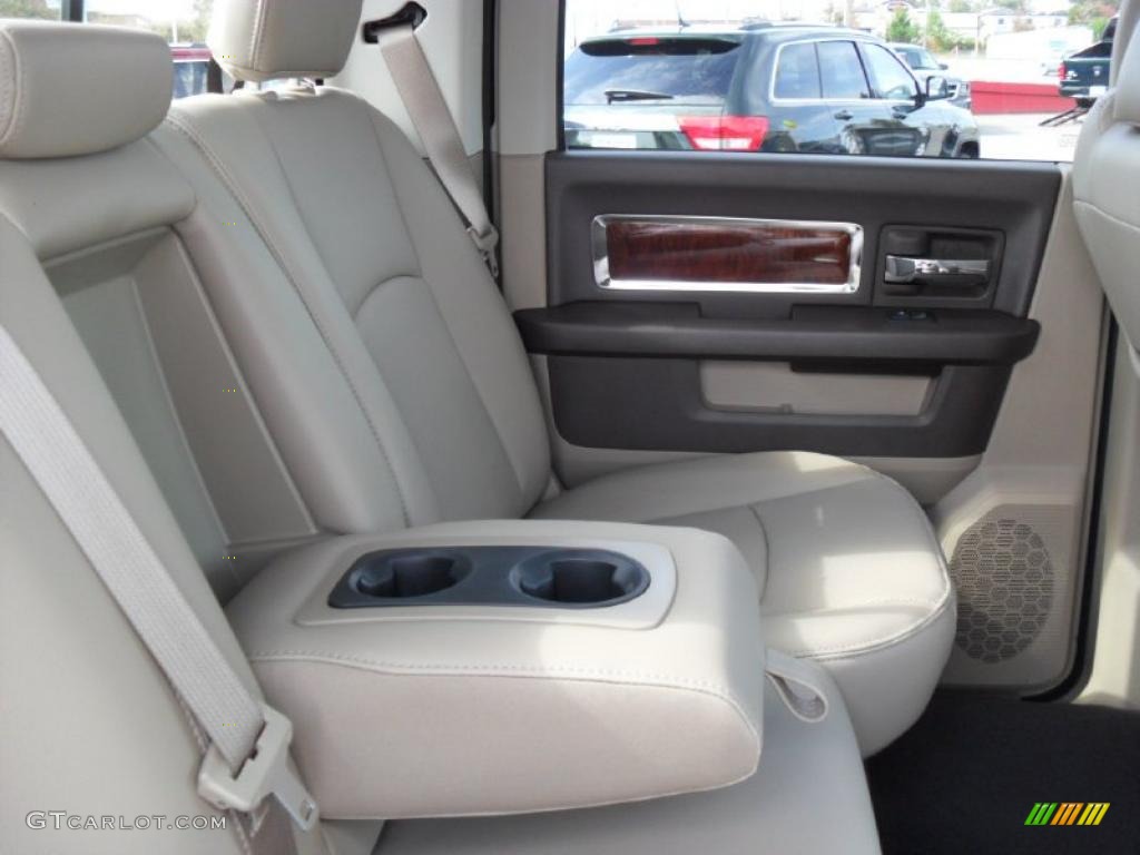 Light Pebble Beige/Bark Brown Interior 2011 Dodge Ram 3500 HD Laramie Crew Cab 4x4 Dually Photo #38941346