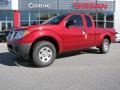 2011 Red Brick Nissan Frontier S King Cab  photo #1