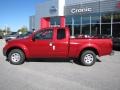 2011 Red Brick Nissan Frontier S King Cab  photo #2