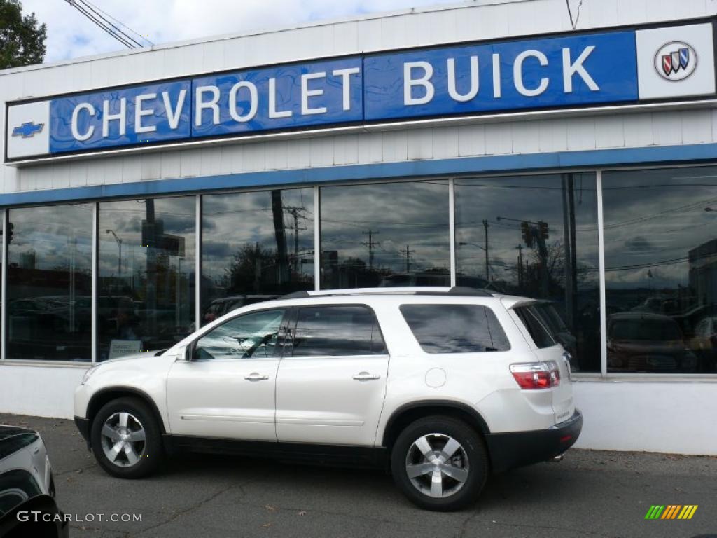 2010 Acadia SLT AWD - Summit White / Light Titanium photo #1