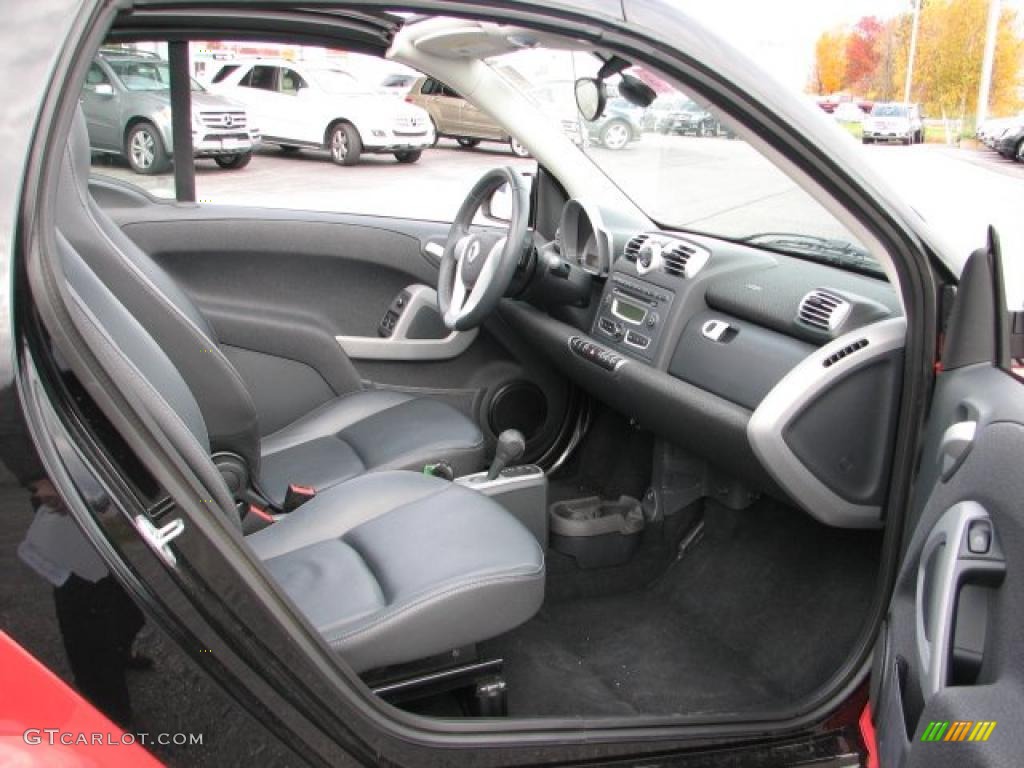 Design Black Interior 2009 Smart fortwo passion cabriolet Photo #38946046