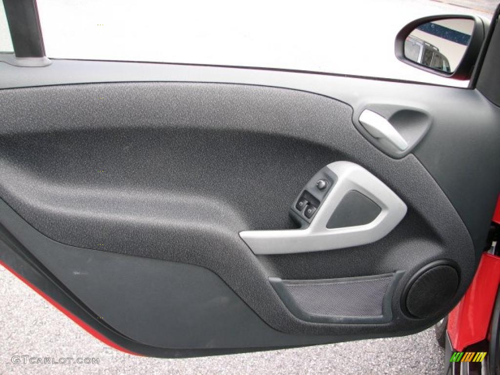 2009 Smart fortwo passion cabriolet Design Black Door Panel Photo #38946074
