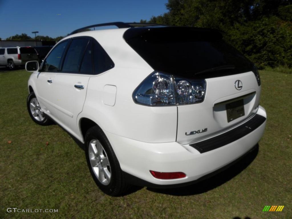 2009 RX 350 AWD - Crystal White Mica / Parchment photo #13