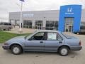 1989 Light Blue Metallic Honda Accord DX Sedan  photo #2