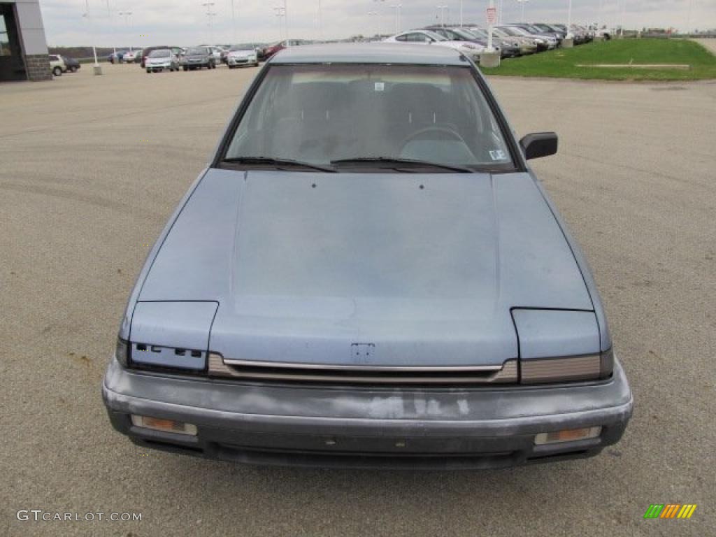 1989 Accord DX Sedan - Light Blue Metallic / Blue photo #13