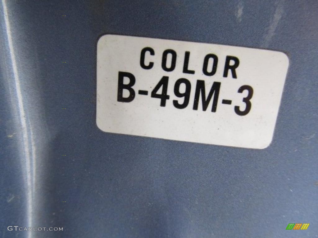1989 Accord Color Code B49M for Light Blue Metallic Photo #38950178