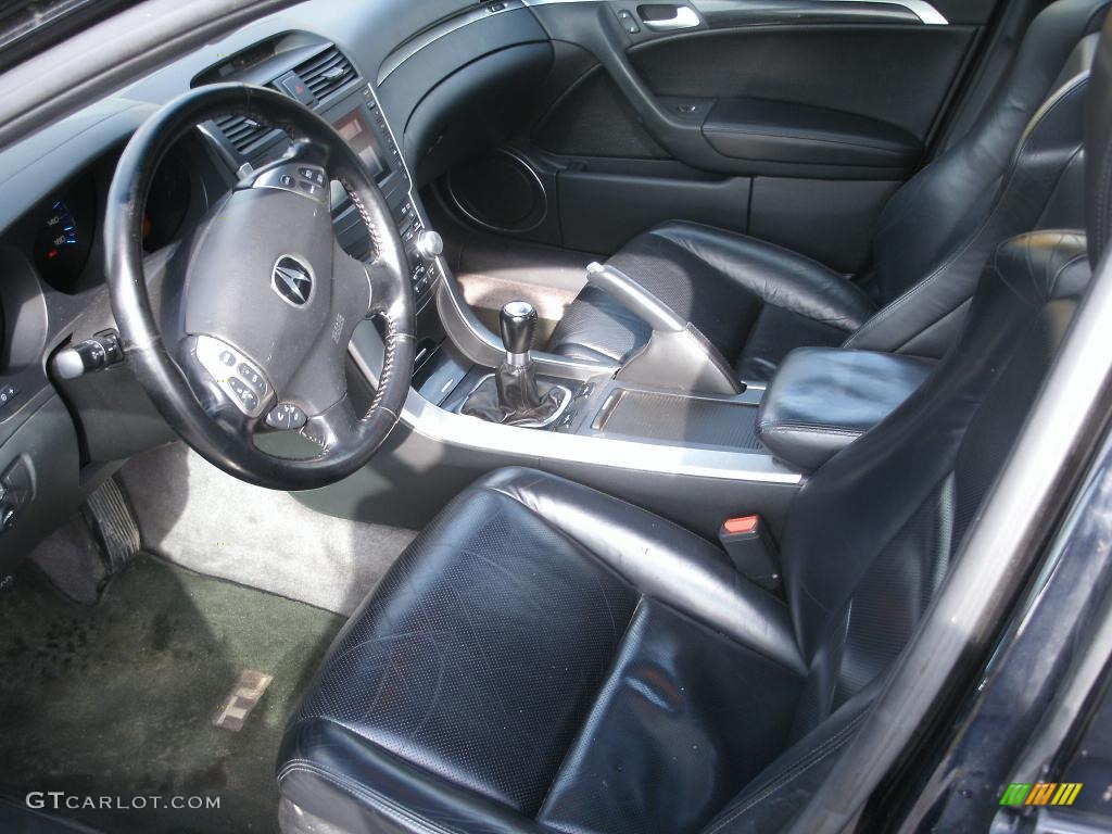 Ebony Interior 2004 Acura TL 3.2 Photo #38950662