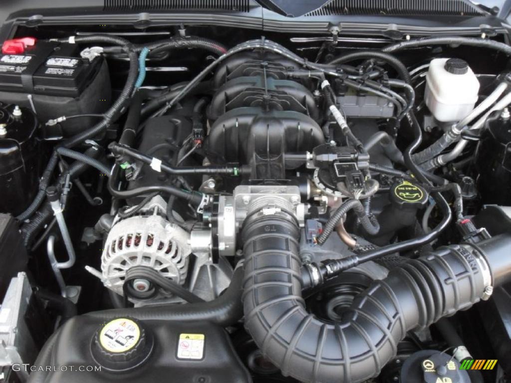 2008 Mustang V6 Deluxe Convertible - Black / Light Graphite photo #20
