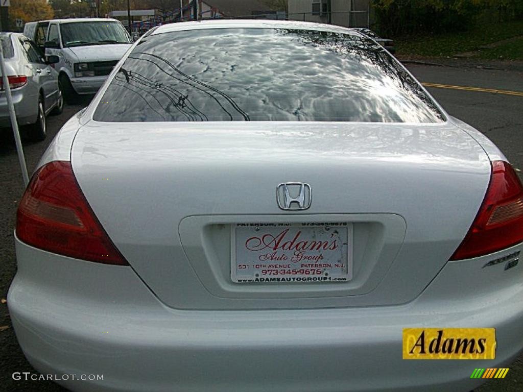 2003 Accord EX V6 Coupe - Taffeta White / Ivory photo #8