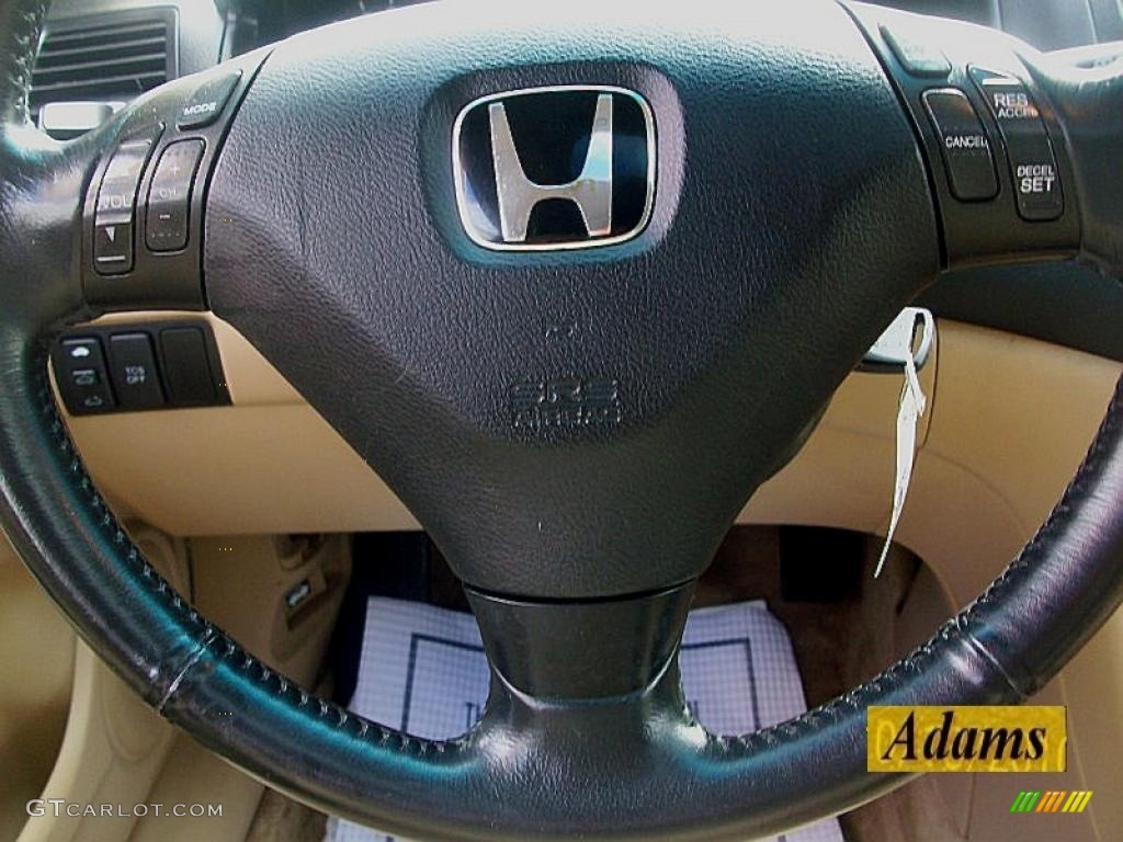 2003 Accord EX V6 Coupe - Taffeta White / Ivory photo #14